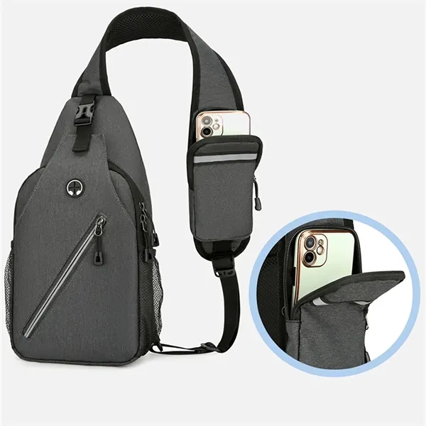 In Stock Crossbody Sling Bag Travel Hiking Chest Bag - In Stock Crossbody Sling Bag Travel Hiking Chest Bag - Image 1 of 7