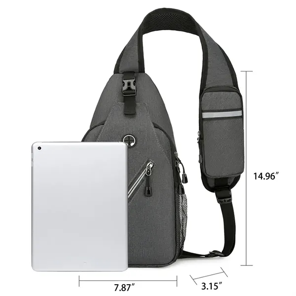 In Stock Crossbody Sling Bag Travel Hiking Chest Bag - In Stock Crossbody Sling Bag Travel Hiking Chest Bag - Image 4 of 7