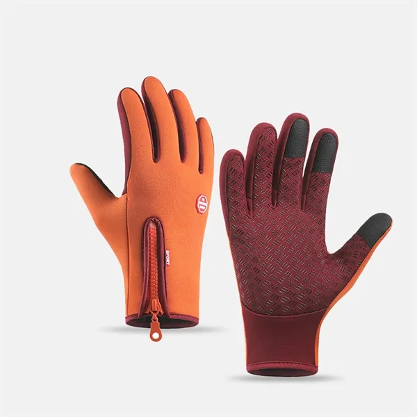 Winter Touch Screen Warm Gloves with Non-slip Silicon - Winter Touch Screen Warm Gloves with Non-slip Silicon - Image 6 of 7