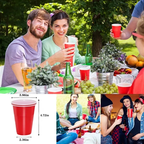 16 Oz. Disposable  Double Wall Tailgate Party Cup - 16 Oz. Disposable  Double Wall Tailgate Party Cup - Image 1 of 2