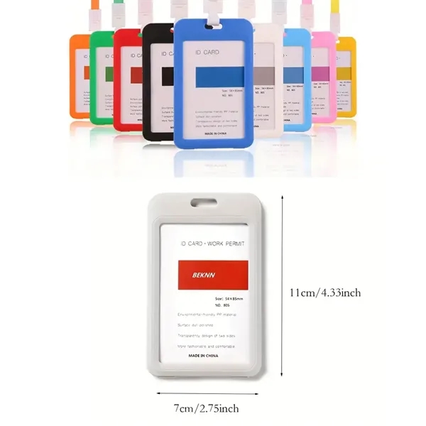 Custom Plastic Id Card Holder - Custom Plastic Id Card Holder - Image 1 of 1