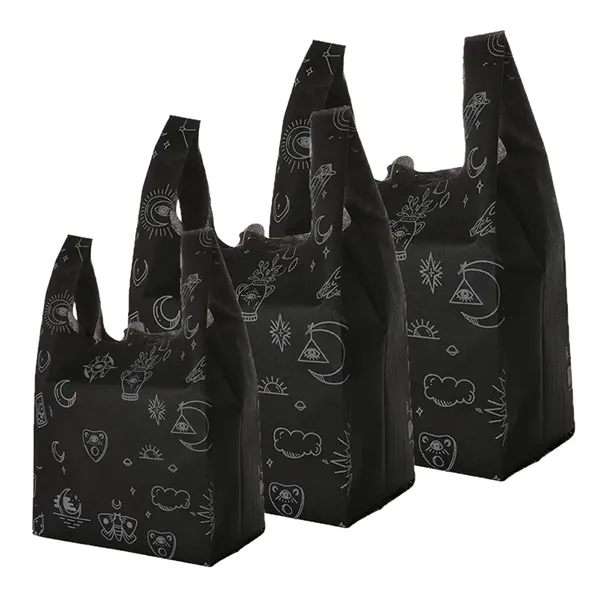 Super Large Non-woven T-shirt Shopping Grocery Bags - Super Large Non-woven T-shirt Shopping Grocery Bags - Image 0 of 3