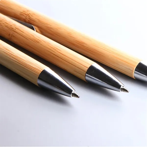 Bamboo Ballpoint Pens Sustainable For Men  Employee - Bamboo Ballpoint Pens Sustainable For Men  Employee - Image 2 of 4