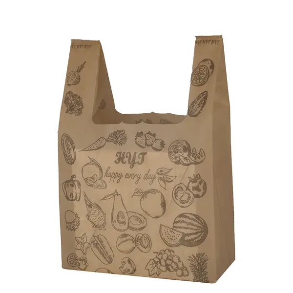 Reusable Non-Woven Fabric Bags with T-Shirt Handles - Reusable Non-Woven Fabric Bags with T-Shirt Handles - Image 1 of 1