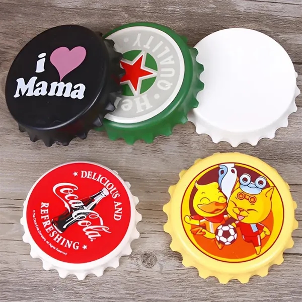 Refrigerator sticker Bottle Cap Opener - Refrigerator sticker Bottle Cap Opener - Image 1 of 1