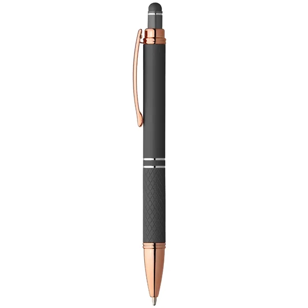 Phoenix Softy Rose Gold Gel Pen with Stylus - Phoenix Softy Rose Gold Gel Pen with Stylus - Image 4 of 8