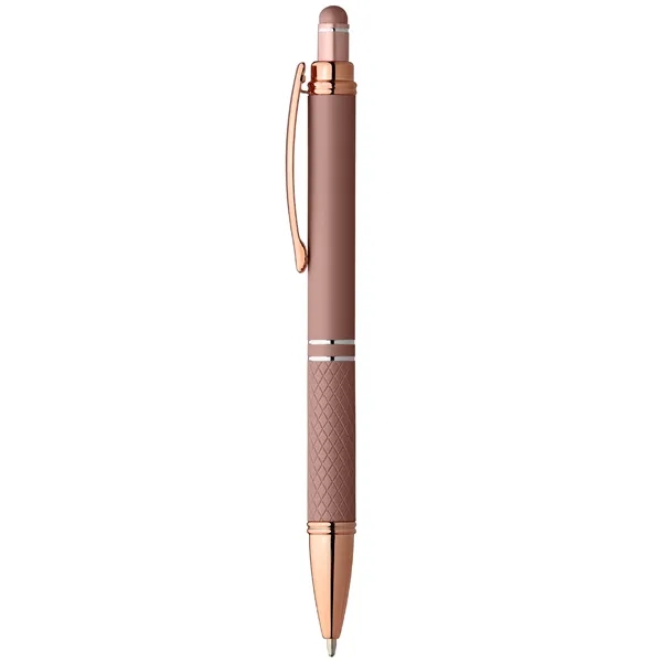 Phoenix Softy Rose Gold Gel Pen with Stylus - Phoenix Softy Rose Gold Gel Pen with Stylus - Image 5 of 8