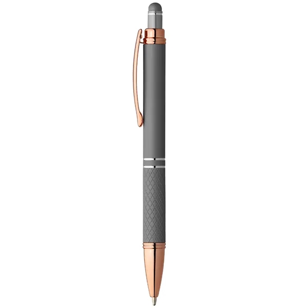 Phoenix Softy Rose Gold Gel Pen with Stylus - Phoenix Softy Rose Gold Gel Pen with Stylus - Image 7 of 8