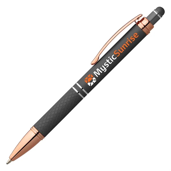 Phoenix Softy Rose Gold Gel Pen with Stylus - Phoenix Softy Rose Gold Gel Pen with Stylus - Image 8 of 8
