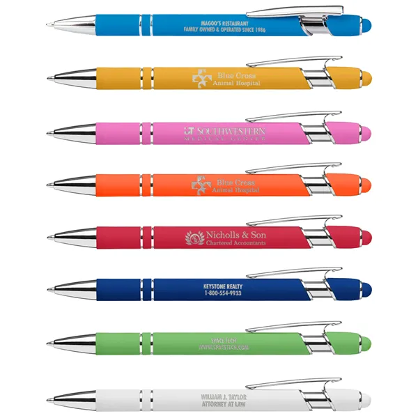 Ellipse Softy Brights Gel Pen w/Stylus - Ellipse Softy Brights Gel Pen w/Stylus - Image 0 of 35