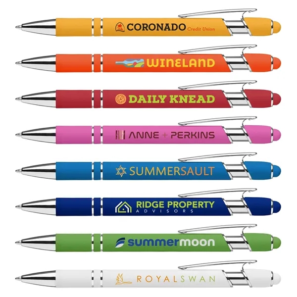 Ellipse Softy Brights Gel Pen w/Stylus - ColorJet - Ellipse Softy Brights Gel Pen w/Stylus - ColorJet - Image 0 of 16