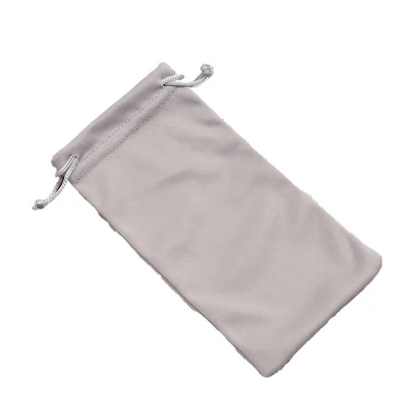 Ultra-Soft Microfiber Eyeglass Pouch with Drawstring Closure - Ultra-Soft Microfiber Eyeglass Pouch with Drawstring Closure - Image 8 of 8