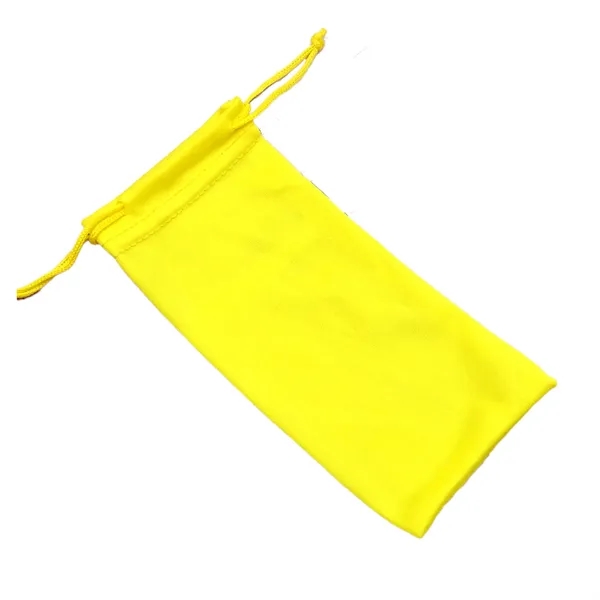 Ultra-Soft Microfiber Eyeglass Pouch with Drawstring Closure - Ultra-Soft Microfiber Eyeglass Pouch with Drawstring Closure - Image 3 of 8