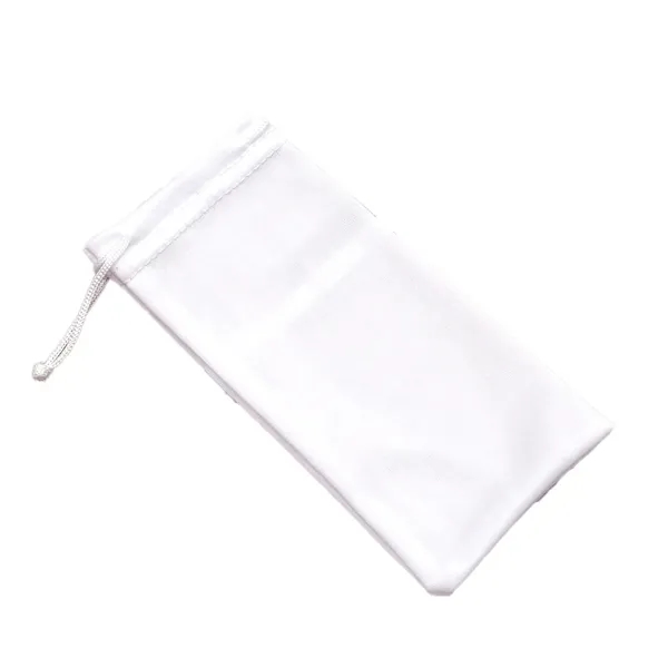 Ultra-Soft Microfiber Eyeglass Pouch with Drawstring Closure - Ultra-Soft Microfiber Eyeglass Pouch with Drawstring Closure - Image 4 of 8