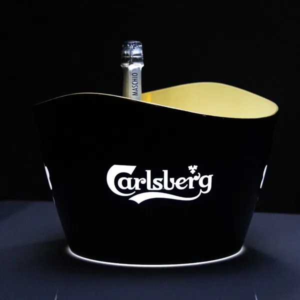 9L Large Capacity Luxury Rechargeable LED Ice Bucket - 9L Large Capacity Luxury Rechargeable LED Ice Bucket - Image 2 of 4