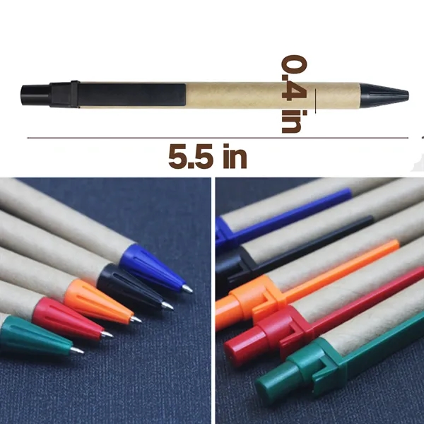 Ballpoint Pen Recycled Paper Kraft Environmental protection - Ballpoint Pen Recycled Paper Kraft Environmental protection - Image 1 of 7