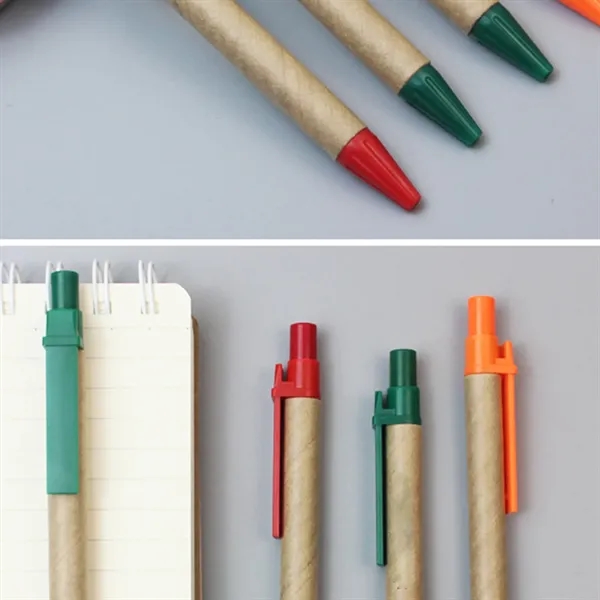 Ballpoint Pen Recycled Paper Kraft Environmental protection - Ballpoint Pen Recycled Paper Kraft Environmental protection - Image 2 of 7