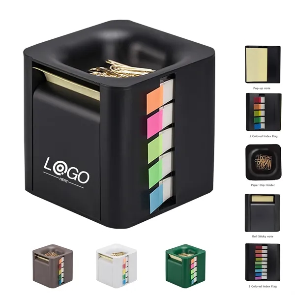 All-in-One Memo Cube Desk Organizer - All-in-One Memo Cube Desk Organizer - Image 0 of 2