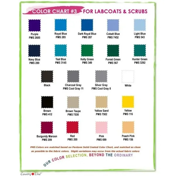 Canadian Made Unisex Scrub Tops - Canadian Made Unisex Scrub Tops - Image 6 of 6