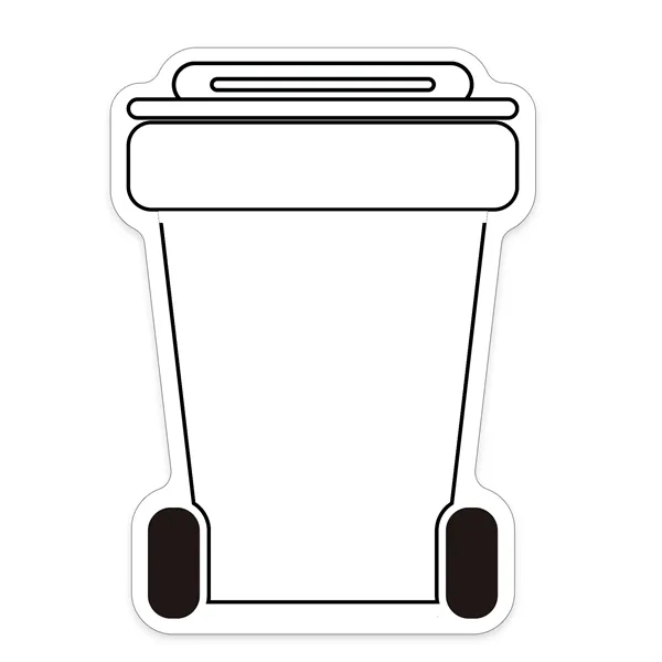 Recycle Container Shaped NoteKeeper™ Magnet 20 mil - Recycle Container Shaped NoteKeeper™ Magnet 20 mil - Image 3 of 4