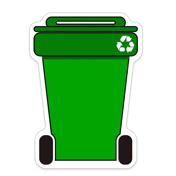 Recycle Container Shaped NoteKeeper™ Magnet 20 mil - Recycle Container Shaped NoteKeeper™ Magnet 20 mil - Image 4 of 4