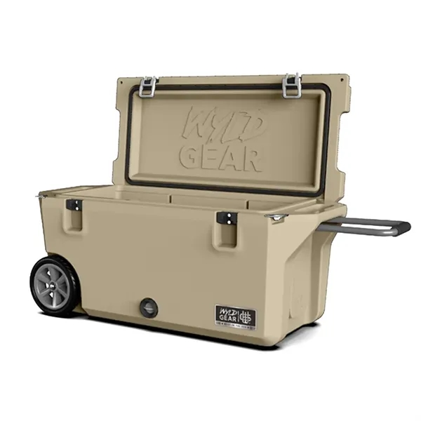 75 QT Wyld Gear® USA-Made Wheeled Hard Cooler (19" x 40")