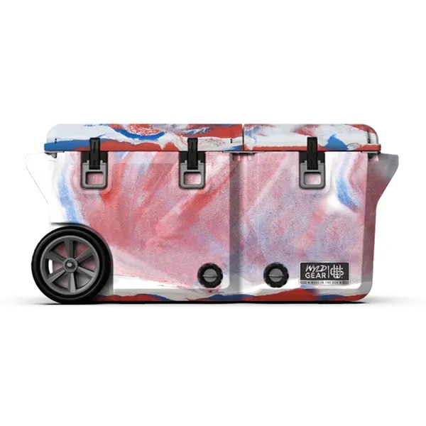 65QT Wyld Gear® USA-Made Divided Wheeled Hard Cooler (19x14)