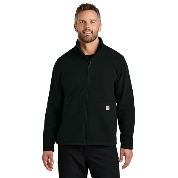 Carhartt Textured Full-Zip Fleece Jacket - Carhartt Textured Full-Zip Fleece Jacket - Image 0 of 19