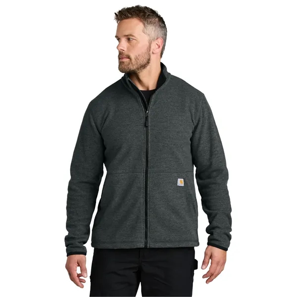 Carhartt Textured Full-Zip Fleece Jacket - Carhartt Textured Full-Zip Fleece Jacket - Image 4 of 19