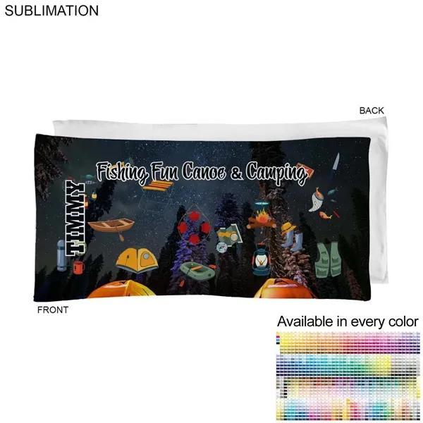 Camping Towel in Absorbent and Compact Microfiber Terry