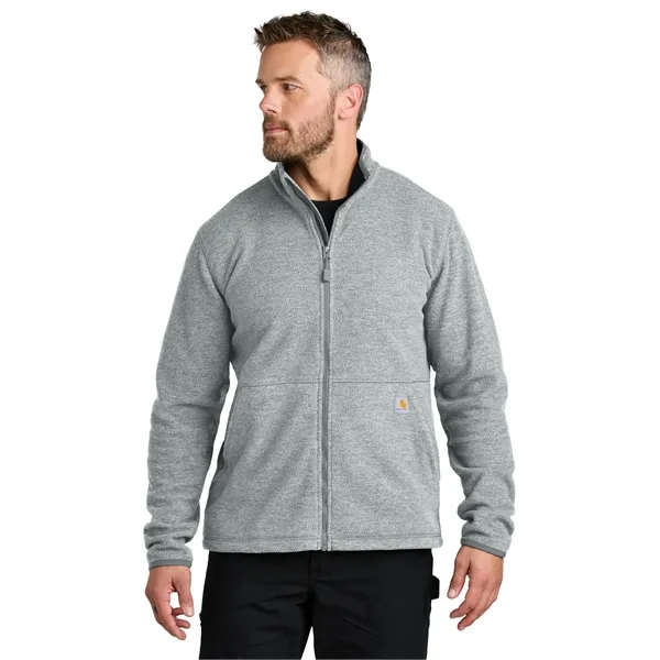Carhartt Textured Full-Zip Fleece Jacket - Carhartt Textured Full-Zip Fleece Jacket - Image 9 of 19