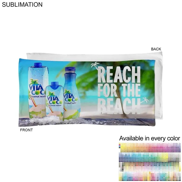 Microfiber Terry Pool Towel, 20x40, Sublimated - Microfiber Terry Pool Towel, 20x40, Sublimated - Image 0 of 1
