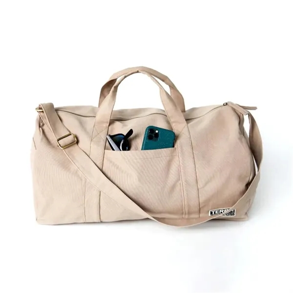 TERRA THREAD® Eco 56L Duffel Bag Sustainable GOTS Fair Trade - TERRA THREAD® Eco 56L Duffel Bag Sustainable GOTS Fair Trade - Image 7 of 10