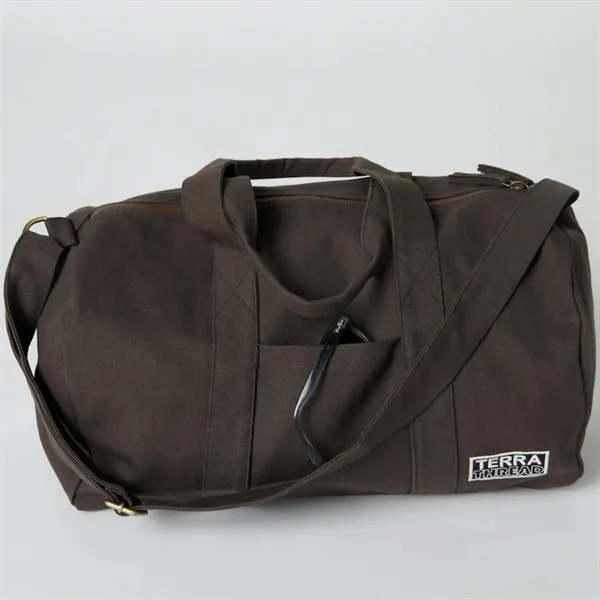 TERRA THREAD® Eco 32L Duffel Bag Sustainable GOTS Fair Trade - TERRA THREAD® Eco 32L Duffel Bag Sustainable GOTS Fair Trade - Image 10 of 10