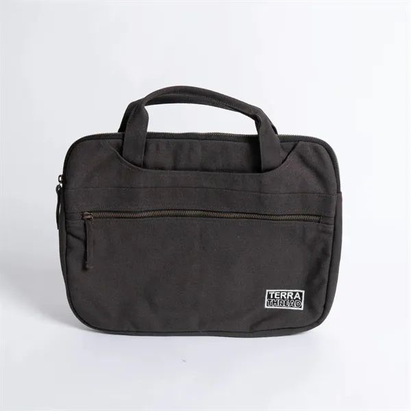 TERRA THREAD® 14" Laptop Bag Sustainable GOTS & Fair Trad - TERRA THREAD® 14" Laptop Bag Sustainable GOTS & Fair Trad - Image 8 of 8