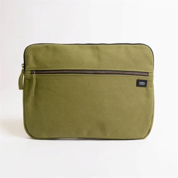 TERRA THREAD® 15" Laptop Sleeve Sustainable GOTS & Fair Trad - TERRA THREAD® 15" Laptop Sleeve Sustainable GOTS & Fair Trad - Image 8 of 14