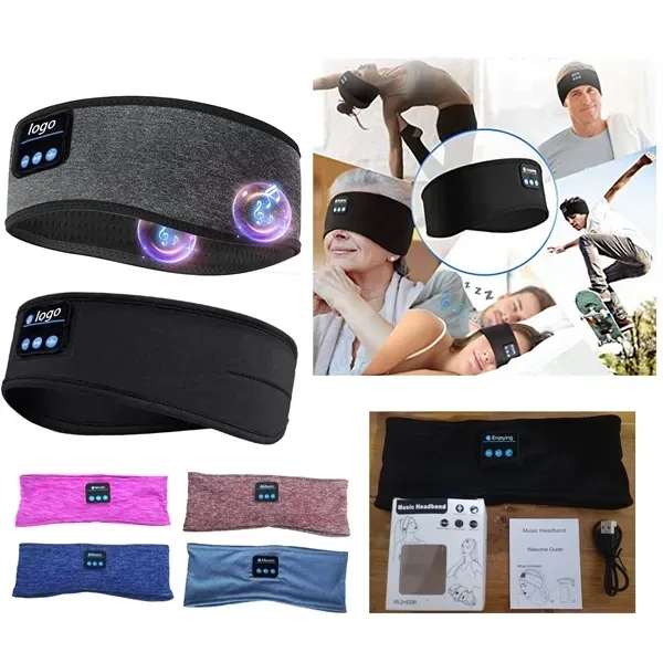 Bluetooth Sports Sleep Headband - Bluetooth Sports Sleep Headband - Image 0 of 3