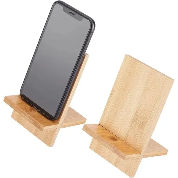 Bamboo Phone Stand Holder - Bamboo Phone Stand Holder - Image 2 of 2