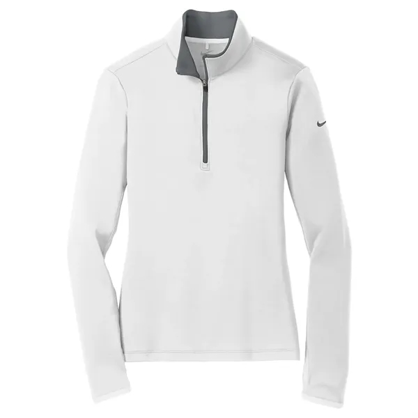 Nike Ladies Dri-FIT Stretch 1/2-Zip Cover-Up 7.6 oz. Jacket - Nike Ladies Dri-FIT Stretch 1/2-Zip Cover-Up 7.6 oz. Jacket - Image 3 of 7