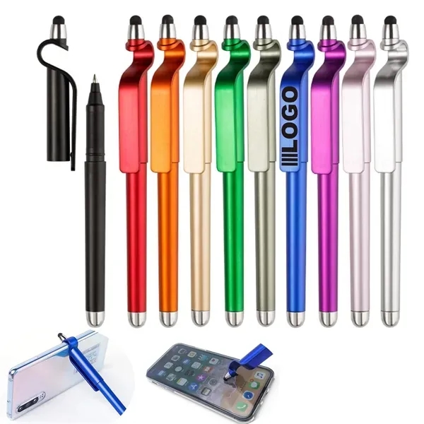3 In 1  Stylus Ballpoint Pens - 3 In 1  Stylus Ballpoint Pens - Image 0 of 3