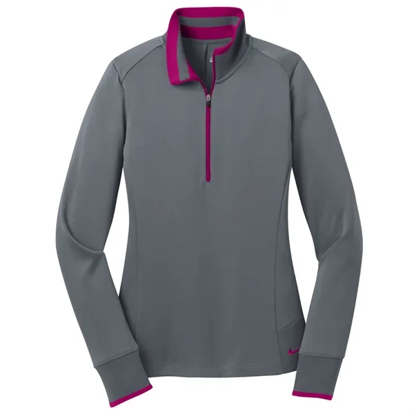 Nike Ladies Dri-FIT 1/2-Zip Cover-Up - Nike Ladies Dri-FIT 1/2-Zip Cover-Up - Image 22 of 23