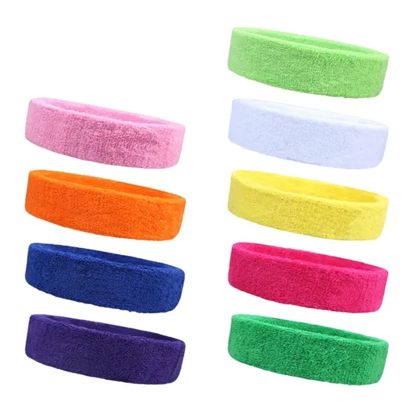 Sweat-Wicking Headband For Adults - Sweat-Wicking Headband For Adults - Image 0 of 2