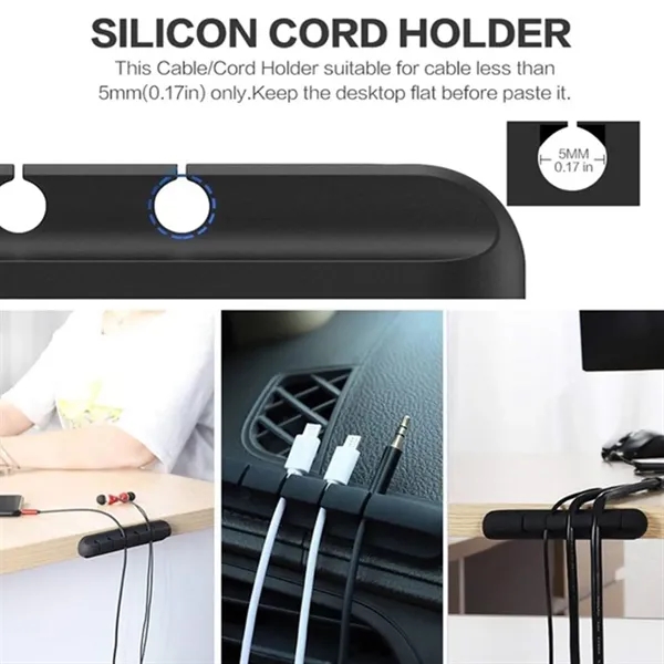 Portable USB Cable Holder Cord Organizer - Portable USB Cable Holder Cord Organizer - Image 1 of 6