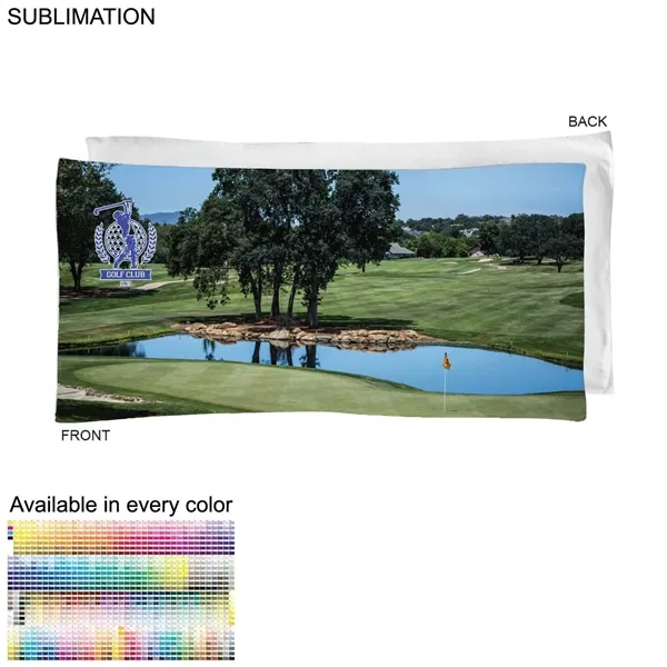 Large Golf Caddie Towel in Microfiber Dri-Lite Terry, 20x40