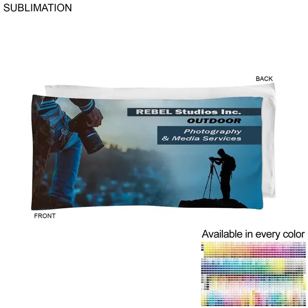 Microfiber Terry Branding Towel, 20x40, Sublimated