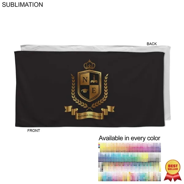 Colored Microfiber Dri-Lite Terry Beach Towel, 30x60