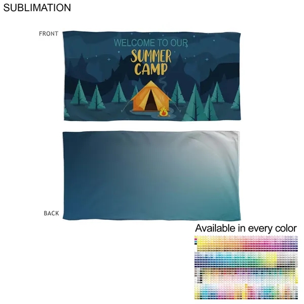Camping Towel in Absorbent and Compact Microfiber Terry