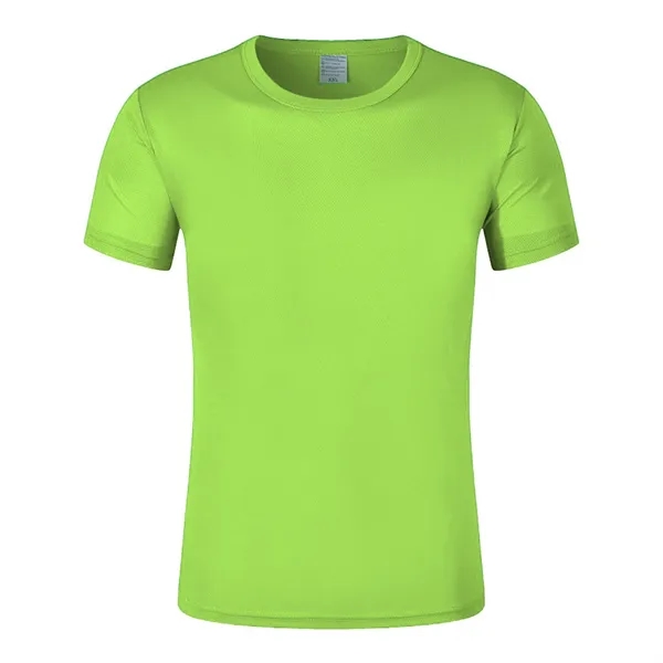 Athletic Quick Dry Tee Shirt Work Clothes Short Sleeve - Athletic Quick Dry Tee Shirt Work Clothes Short Sleeve - Image 3 of 13