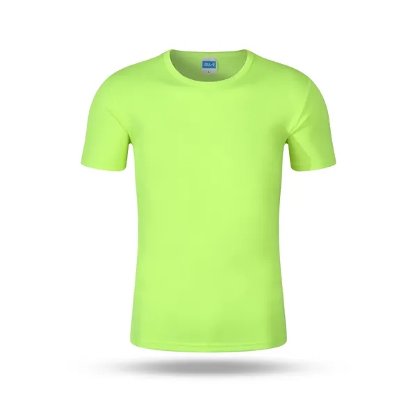 Athletic Quick Dry Tee Shirt Work Clothes Short Sleeve - Athletic Quick Dry Tee Shirt Work Clothes Short Sleeve - Image 4 of 13