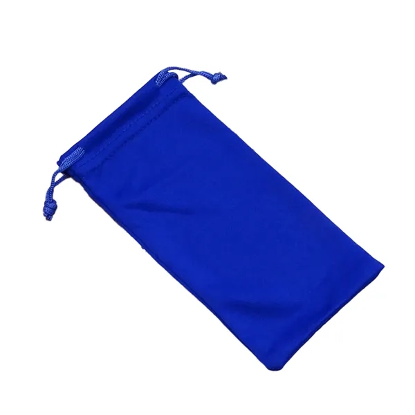 Microfiber Eyeglass Pouch with Drawstring Closure Case - Microfiber Eyeglass Pouch with Drawstring Closure Case - Image 2 of 8